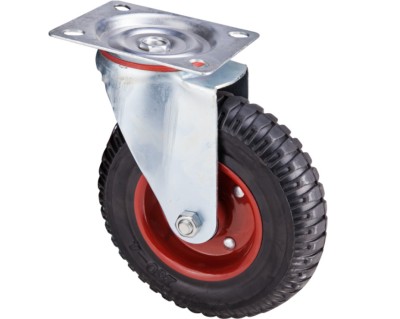 Roata Pivotanta cu Flansa pentru Carucior 200 mm 230 kg foto