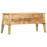 Cumpara ieftin Lada de depozitare, 99x35x48 cm, lemn masiv de mango