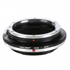 Adaptor montura K&F Concept EOS-GFX de la Canon EOS EF la Fuji GFX KF06.350
