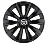 Cumpara ieftin Set 4 capace roti Creative REY&reg;, potrivite jantelor de R16, pentru Dacia, model delta negru, Autohelix MSA