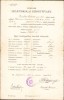 A1905 Certificat școlar, 1907, Făgăraș, elevă rom&acirc;ncă ortodoxă
