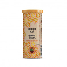 Ciocolata Alba cu Aroma de Caramel Green Sugar 250 grame Remedia