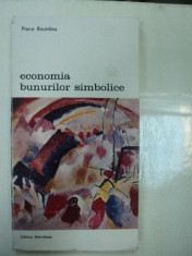 ECONOMIA BUNURILOR SIMBOLICE-PIERRE BOURDIEU,BUCURESTI 1986 foto