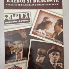 COLECTIA FILME SERGIU NICOLAESCU RAZBOI SI DRAGOSTE - SET 6 DVD-URI