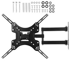 Suport TV de Perete cu Brat, Reglabil Vertical, Orizontal, pentru Monitoare LED, LCD, PC, Plasma, Aplicare Universala, Incluse Elemente de Montare, 22