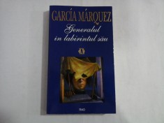Generalul in labirintul sau - GABRIEL GARCIA MARQUEZ foto