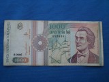 1000 lei 1991 seria B0006 FARA PUNCT- FF RARA