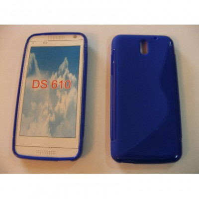 Husa Silicon S-Line HTC Desire 610 Albastru foto