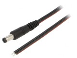 Cablu Alimentare DC 5,5/1,7 Negru 0,5m
