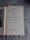 HINDU MANNERS, CUSTOMS AND CEREMONIES - ABBE J.A. DUBOIS (CARTE IN LIMBA ENGLEZA)