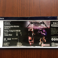 bilet concert metallica worldwired tour 2019 munchen germany heavy metal folosit