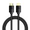 Cablu HDMI 2.1 Baseus High Definition Series, 8K 60Hz, 3D, HDR, 48Gbps, 1m (negru)