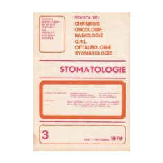 Stomatologia - Revista a societatii de stomatologie, Iulie-Septembrie 1979