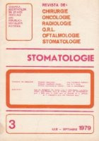 Stomatologia - Revista a societatii de stomatologie, Iulie-Septembrie 1979 foto