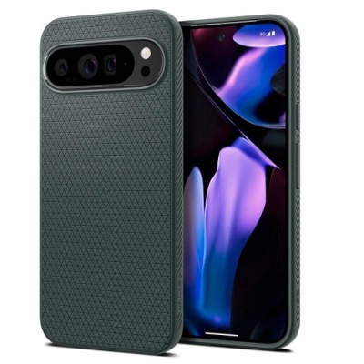 Husa pentru Google Pixel 9 Pro XL - Spigen Liquid Air - Abyss Green foto