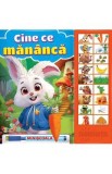 Carte cu sunete. Cine ce mananca