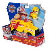 PATRULA CATELUSILOR VEHICUL DE SALVARE MASINA DE POMPIERI SI FIGURINA RUBBLE SuperHeroes ToysZone, Spin Master