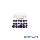 Trusa O-Ring Profesionala 240 Bucati, Etansare Aer, Ulei, Freon, Presiune Hidraulica, Diverse Marimi, ACC-180PRP, Mov
