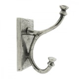 Cumpara ieftin Cuier de perete din aluminiu gri 9 cm x 15 cm x 22 h