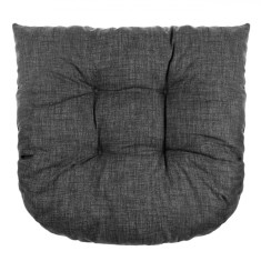 Perna Podea Forma Potcoava, Antracit, 45x50cm, Compozitie Bumbac si Poliester