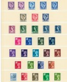 Wales, Marea Britanie 1958-1990 - Uzuale Regina Elisabeta II, serii neuzate