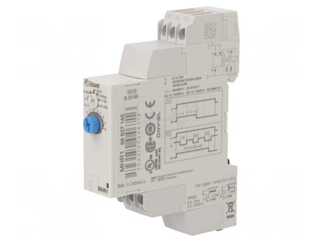 Timer Electronic Programabil 0,1s-100h SPDT 250VAC 8A 24-240VAC 24VDC IP20
