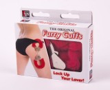 Catuse Metal Ajustabile cu Plus Rosu, BDSM, Accesorii Sexuale, 2 Chei