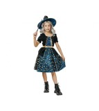 Costum carnaval vrajitoare pentru copii, marime 120 - 130 cm (7-8 Ani)