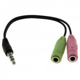 Cablu Audio 2 x 3.5mm Jack Plug la 3.5mm Stereo Jack, Oem