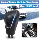 Nuca schimbator, Compatibil cu Ford Mondeo MK4 S-MAX Kuga, Piele ABS, Negru