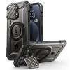 Husa iPhone 15 Pro Antisoc protectie camera Negru SUBXT, Supcase