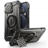 Cumpara ieftin Husa iPhone 15 Pro Antisoc protectie camera Negru SUBXT, Supcase