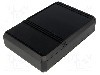Carcasa ABS, 89mmx129.5mmx17.5mm, MASZCZYK - KM-88 BK