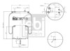 FEBI BILSTEIN 38719 Burduf, suspensie pneumatica