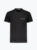 Tricou barbati Institutional J30J324671 cu logo si croiala Regular fit, Negru L, Negru, L INTL, Calvin Klein Jeans