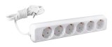 Prelungitor 038466, 6 prize, 5 m, 2500W, 3 x 1 mmp, contact de protectie