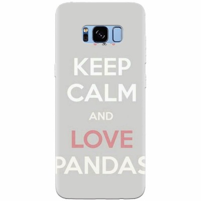 Husa silicon pentru Samsung S8 Plus, Panda Phone foto