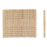 Băț Creativ, Model Inter Conectabil, Din Lemn, Culoare Naturală, Set 50 Bucăți, Dimensiuni 11x1cm, Oem