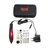 Set masina pentru gaurit si frezat ROX Wood 153ROX0093, 25 piese