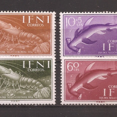 IFNI 1954 - Ziua timbrului - Viața marină, MNH