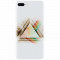 Husa silicon pentru Apple Iphone 7 Plus, Abstract Grunge Light Triangle