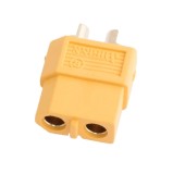 Mufa alimentare DC XT60 mama pin 2 pe cablu cu lipire 30A 500V AMASS XT60-F