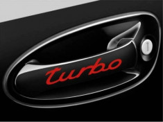 Sticker manere usa - TURBO (set 4 buc.) foto