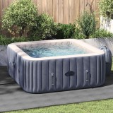 VidaXL Folie pentru Bază de Piscină Gri deschis 274 x 274 cm