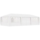 Gossi cort de petrecere profesional cu pereti antracit 4x9 m 90 g/m2
