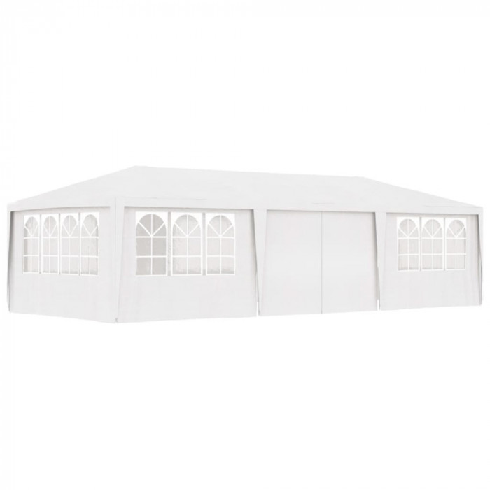Gossi cort de petrecere profesional cu pereti antracit 4x9 m 90 g/m2