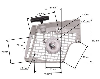 Demaror drujba compatibil Stihl MS 270, MS 280, 027, 028 (CaI. 2) foto