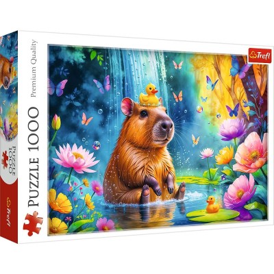 Puzzle trefl 1000 capybara foto