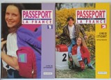 PASSEPORT POUR LA FRANCE , LE LIVRE DE L ' ETUDIANT , TOMES I - II par NATHALIE VARICHON , 1957