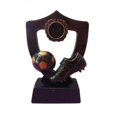 Trofeu gheata cu mingie, Fotbal, 17 cm, A-139